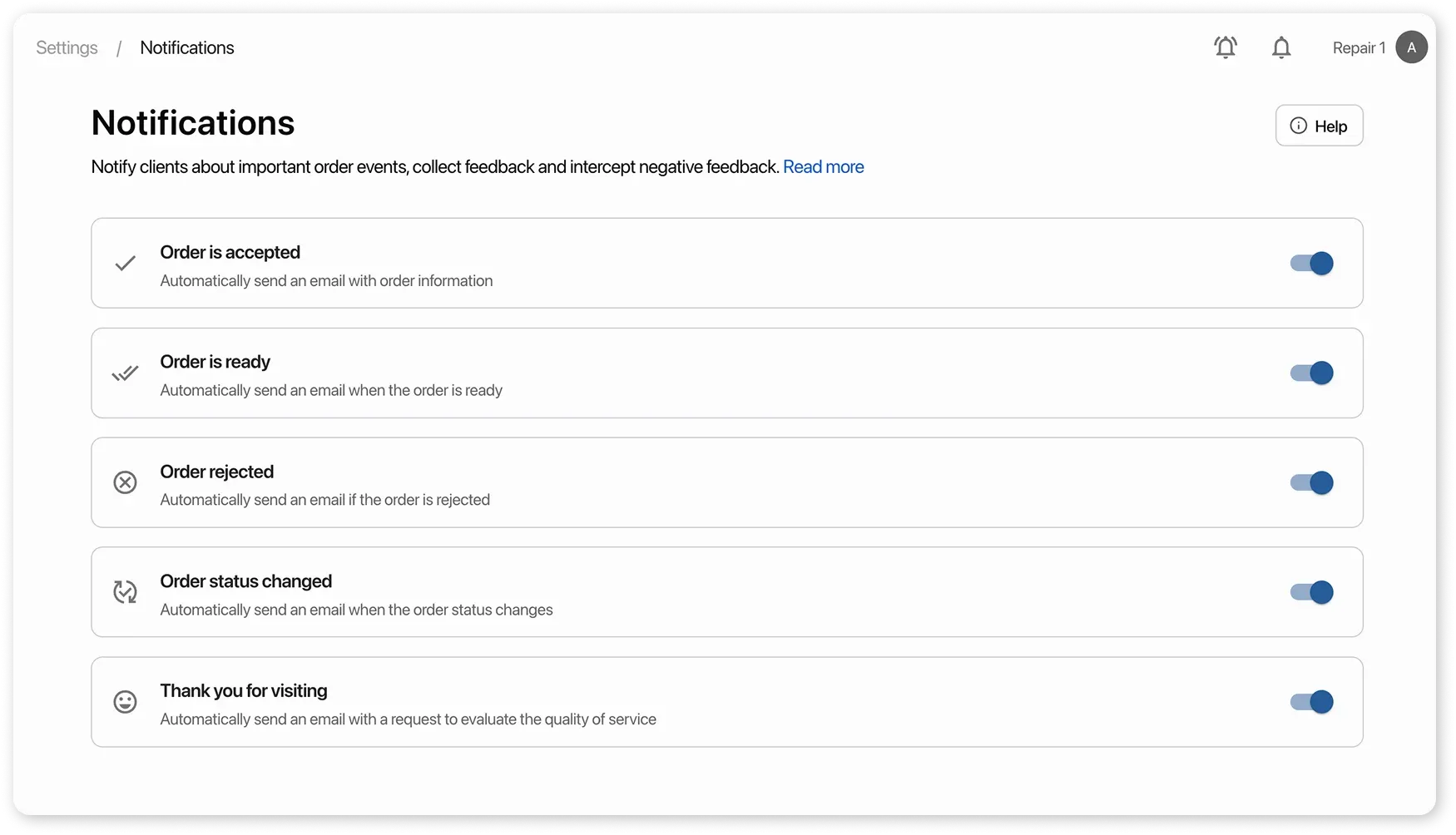 Email Notifications