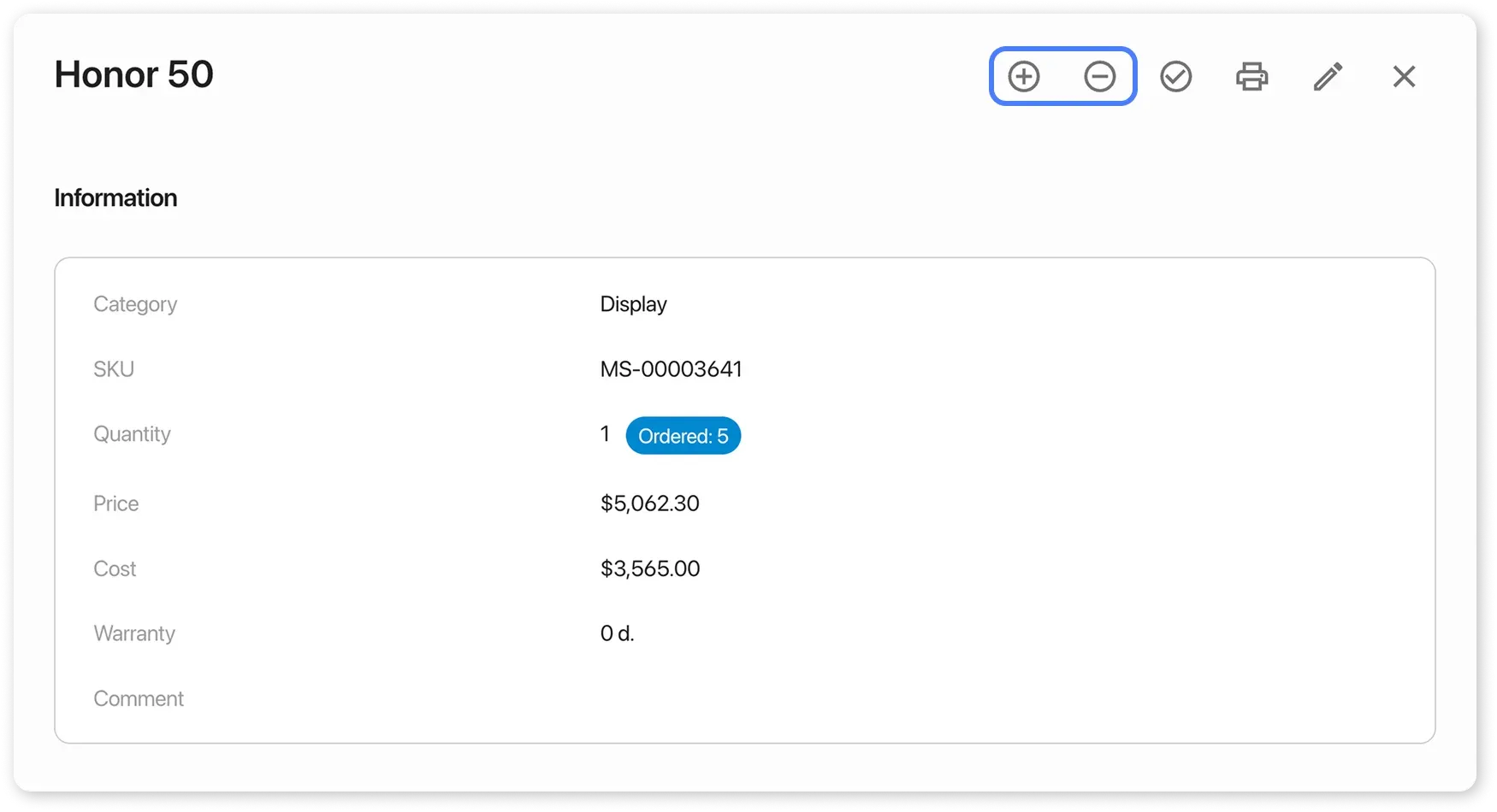 Карточка товара