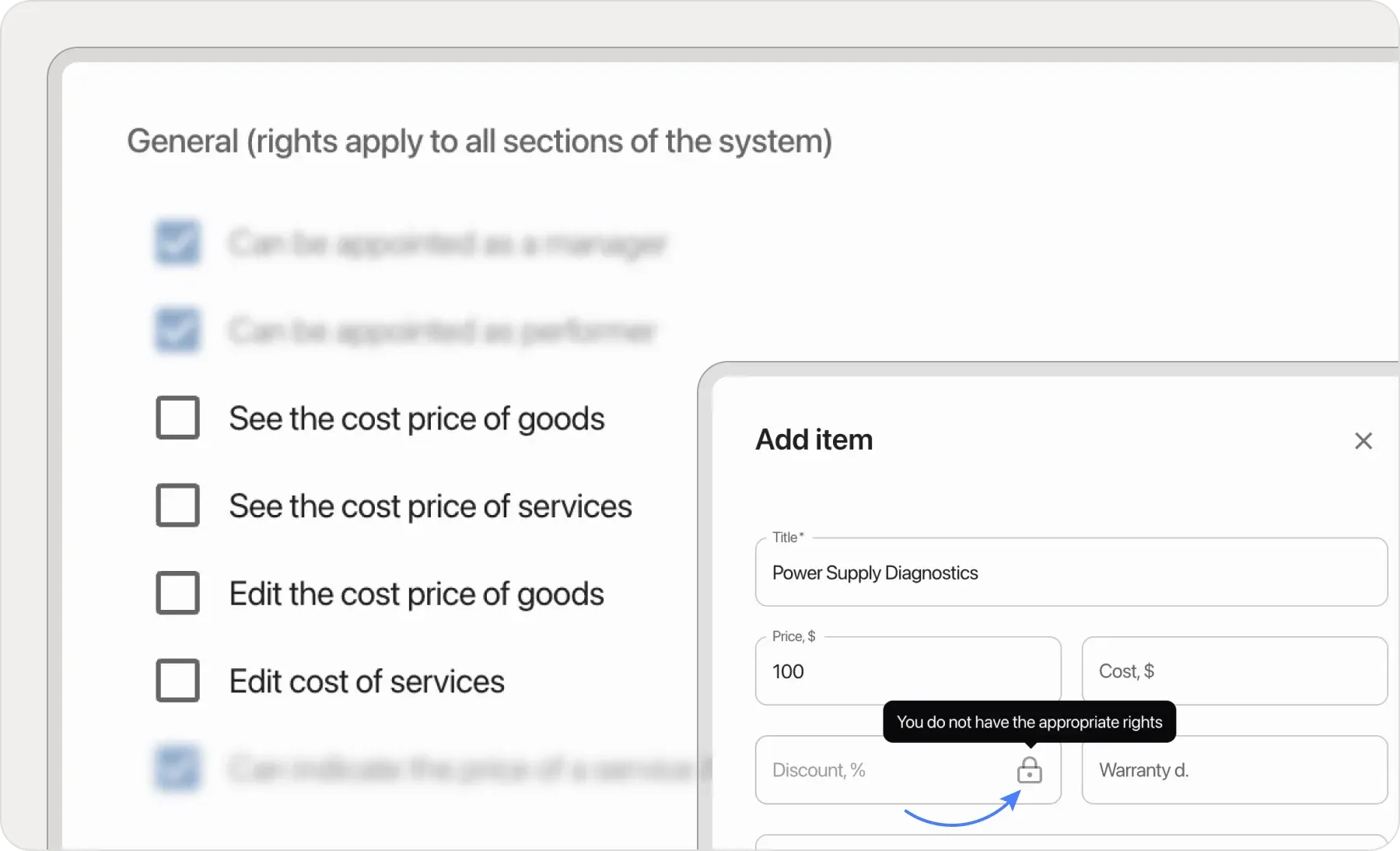 Employee salary settings